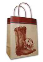 9070 WOOF & BOOTS SHOPPING BAG