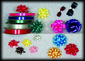 CONFETTI BOWS 4 1/4" DIA