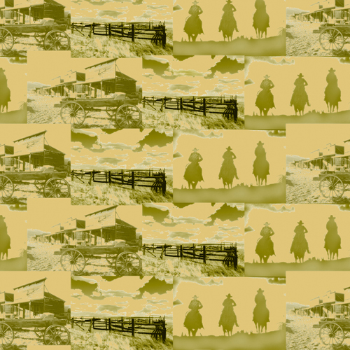 5027 WESTERN TOWN & RIDERS